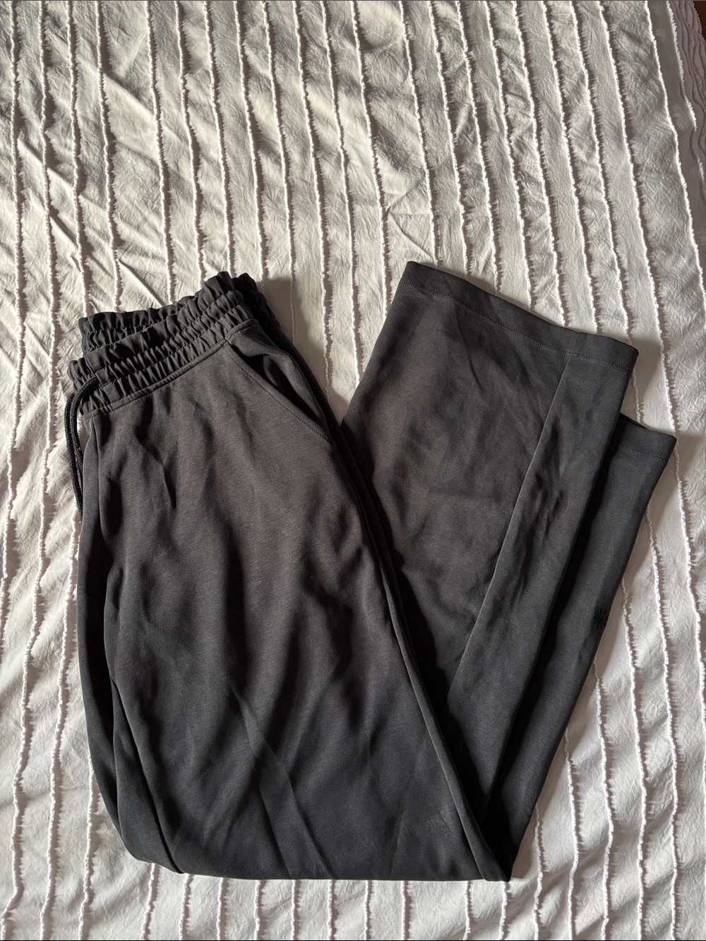 Athleta Black Elastic Waist Jogger Pants